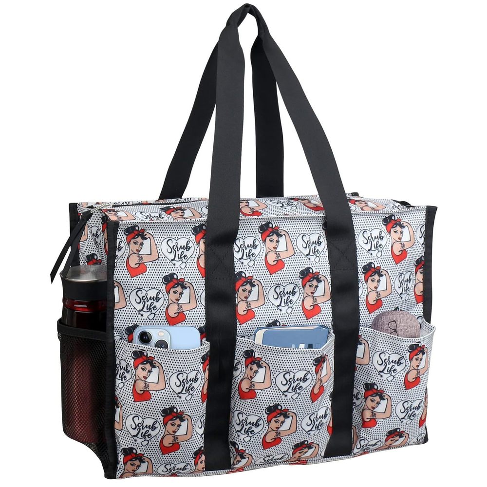 Nurse Bags Work Nursing Bag Multiple Pockets Waterproof Organizing Zip :<